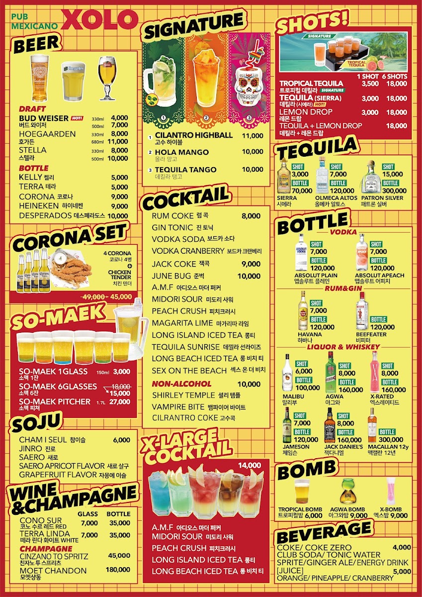 Menu Xolo Pub Mexicano-1